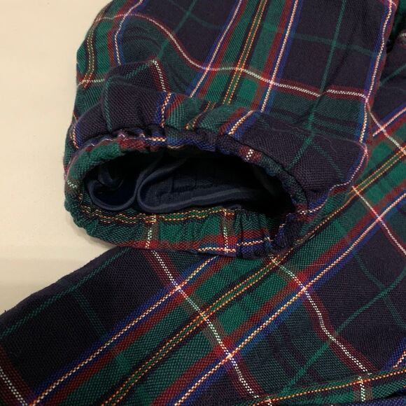 Pendleton Vintage 1/4 button tartan plaid pullover windbreaker pocket XL - Picture 10 of 10
